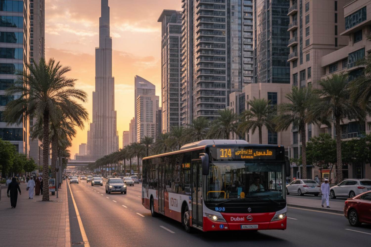 Общественный транспорт в Дубае