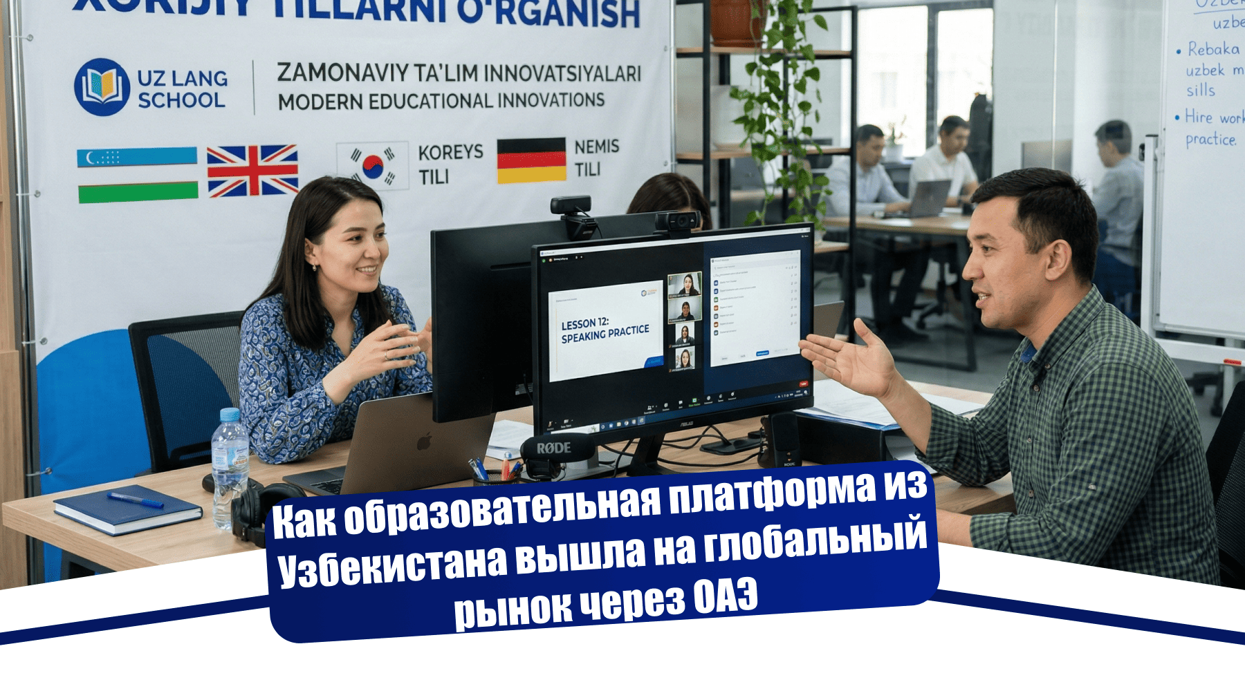 Как образовательная платформа из Узбекистана вышла на глобальный рынок через ОАЭ