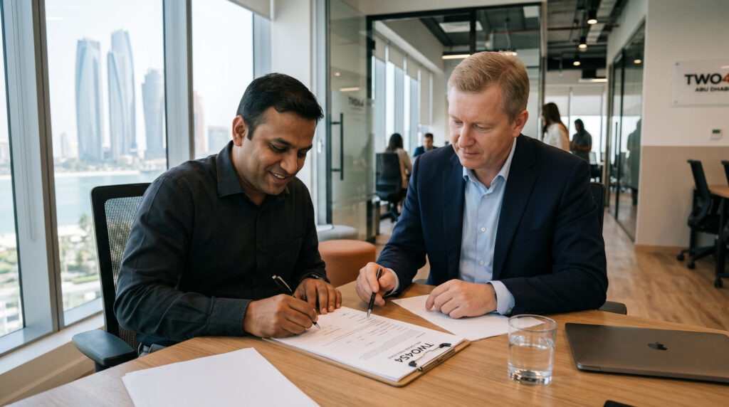 Регистрация компании в twofour54