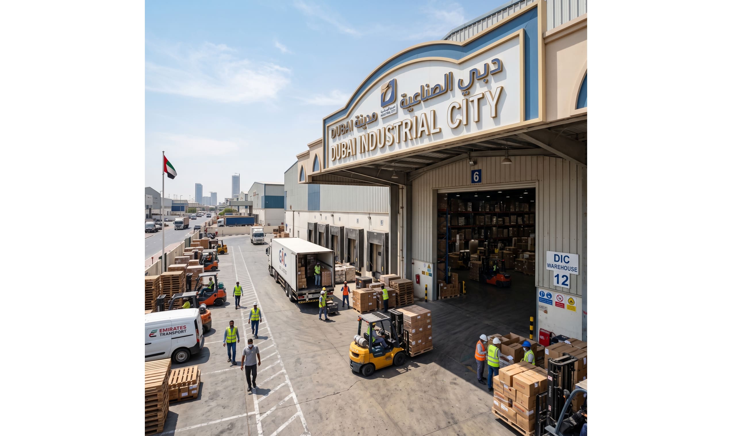Открытие производственной компании в Dubai Industrial City